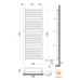 Радіатор опалення для ванної кімнати Polywarm WD33/55