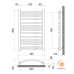 Радиатор отопления для ванной комнаты Polywarm WG15/55