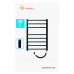 Електрична рушникосушка сухого типу Polywarm  EU8/55 чорна Sensor Wi-Fi