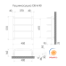 Радіатор опалення для ванної кімнати Polywarm WU4/45
