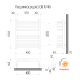Радіатор опалення для ванної кімнати Polywarm WU9/45