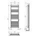 Electric heated towel rail Polywarm Ottawa Wi-Fi EO 16/53